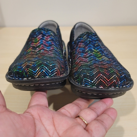 Alegria by PG Lite Debra Seville Ric Rac Rainbow Loafers - sz 37 EU - Picture 3 of 13